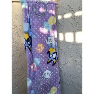 Bluey Silk Throw Blanket 50” x 70” – Easter Purple